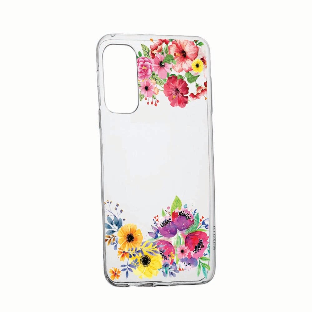 Husa pentru OnePlus 8T, Flowers, rezistenta la uzura, anti-alunecare, 56