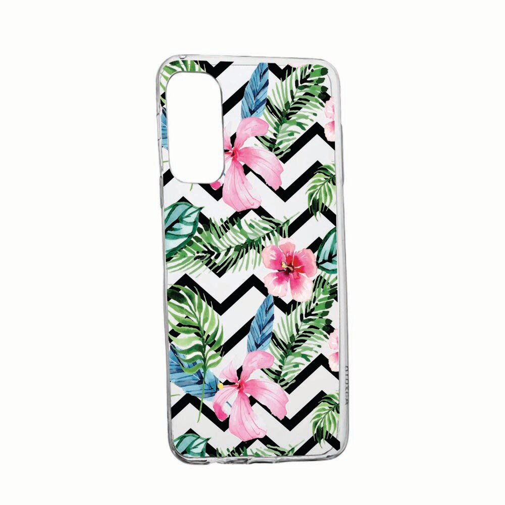 Husa Silicon Compatibila Cu OnePlus 9 Pro, Tropical, rezistenta la uzura, anti-alunecare, 49