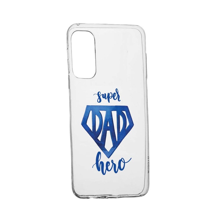 Husa Silicon Compatibila Cu Oppo A94 5G (2021), rezistenta la uzura, anti-alunecare, Superhero Dad, 182