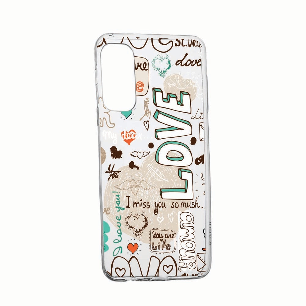 Husa Silicon Compatibila Cu Samsung Galaxy A02s, Love, rezistenta la uzura, anti-alunecare, 25