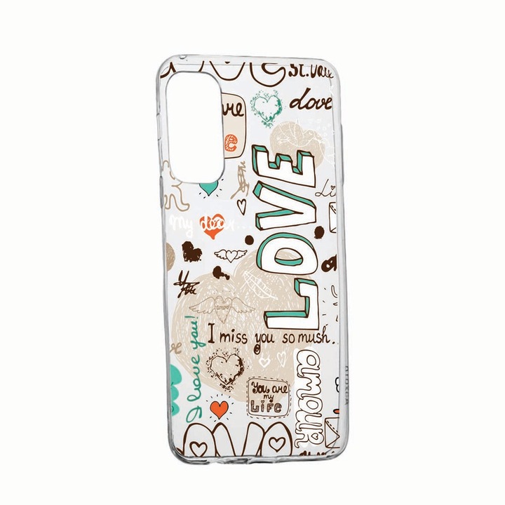 Кейс за LG K52, Love, износоустойчив, противоплъзгащ се, 25