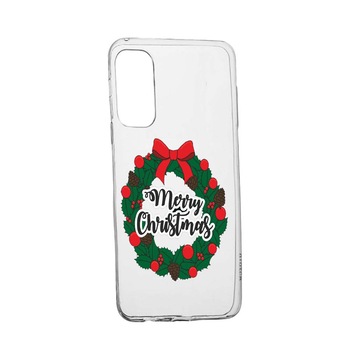 Husa Silicon Xmas, Compatibila Cu Oppo Reno 5 Lite, rezistenta la uzura, anti-alunecare, 346 Husa Silicon Xmas, Compatibila Cu Oppo Reno 5 Lite, rezistenta la uzura, anti-alunecare, 346