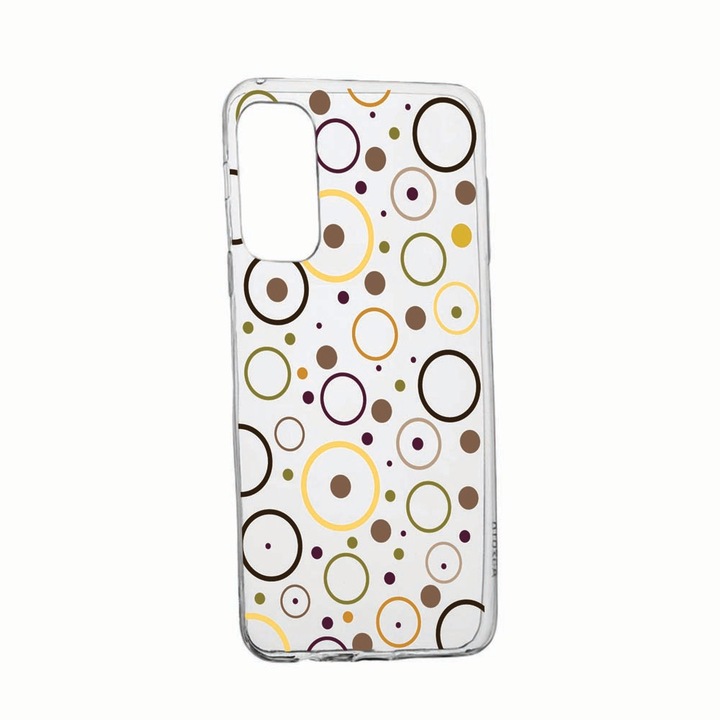 Husa Silicon Compatibila Cu Huawei P50 Pro, Circle, rezistenta la uzura, anti-alunecare, 147