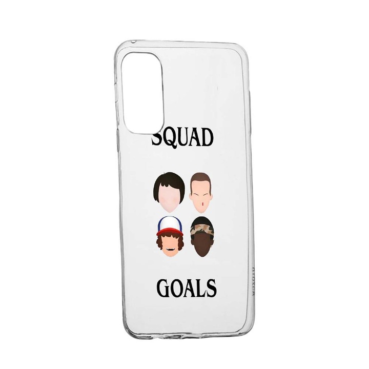 Силиконов калъф Stranger Things, съвместим с Oppo Find X3 Lite, устойчив на износване, противоплъзгащ се, 374