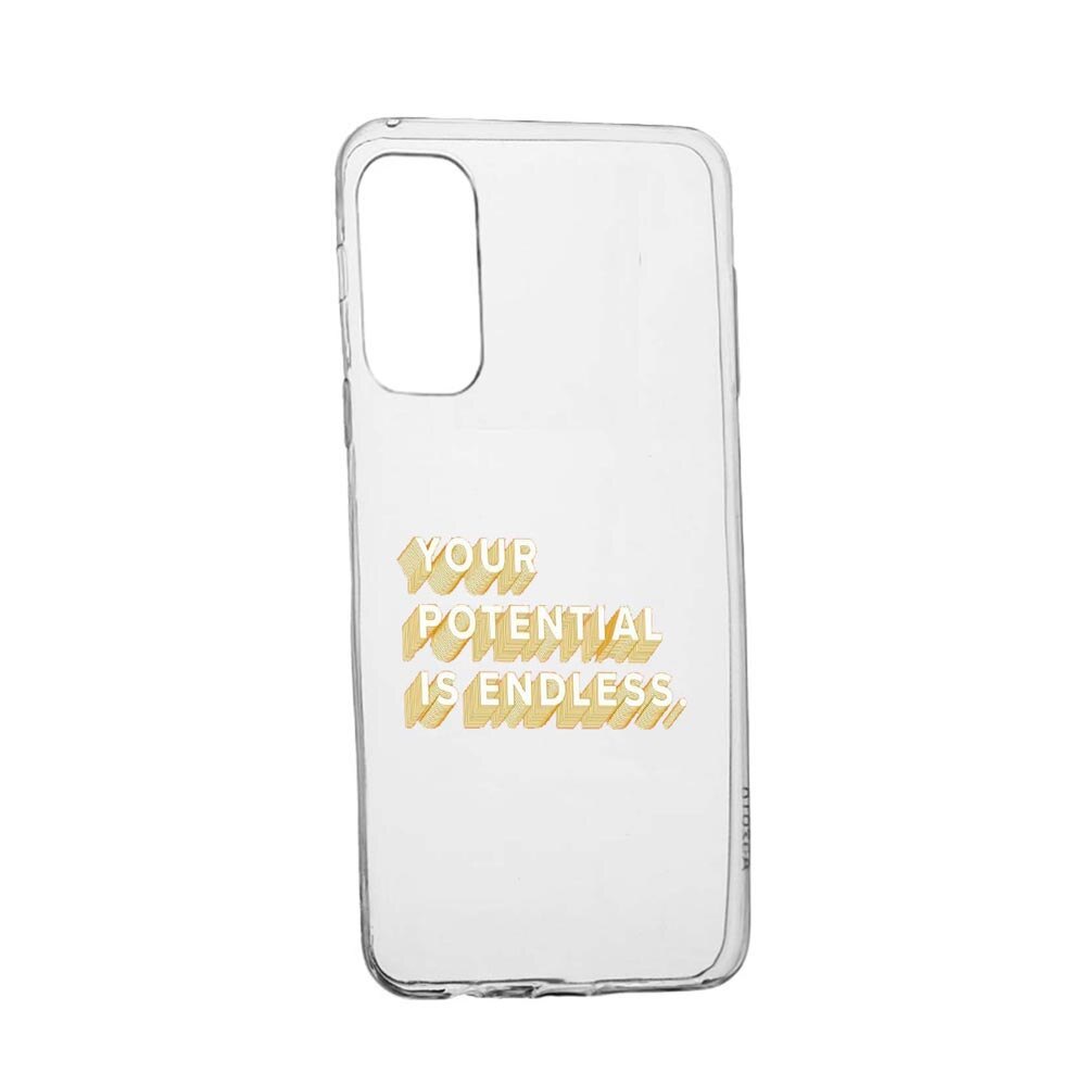 Husa cu mesaj Endless, pentru OnePlus 8T, rezistenta la uzura, anti-alunecare, din silicon Premium, 484