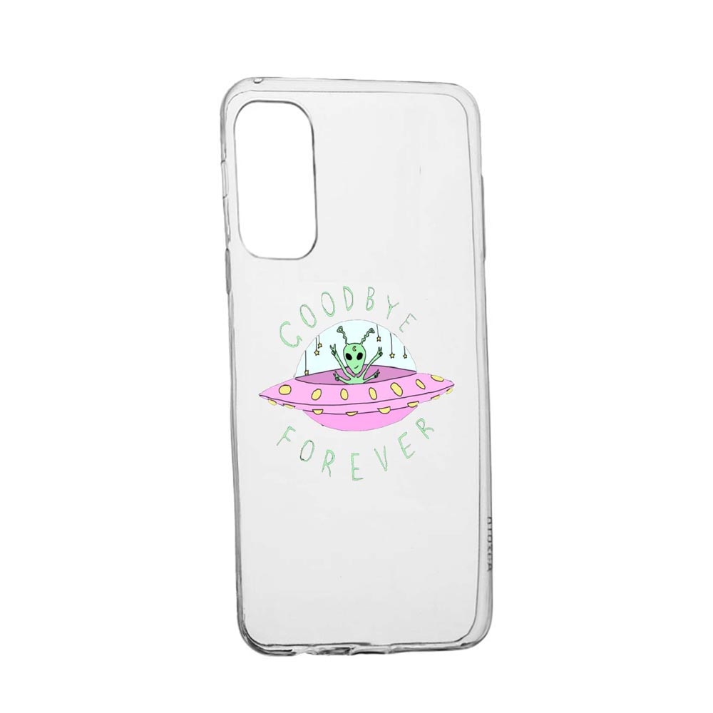 Husa Silicon Universe, Planets UFO Good Bye, Compatibila Cu Xiaomi Poco F3 / Poco F3 Pro, rezistenta la uzura, anti-alunecare, 474