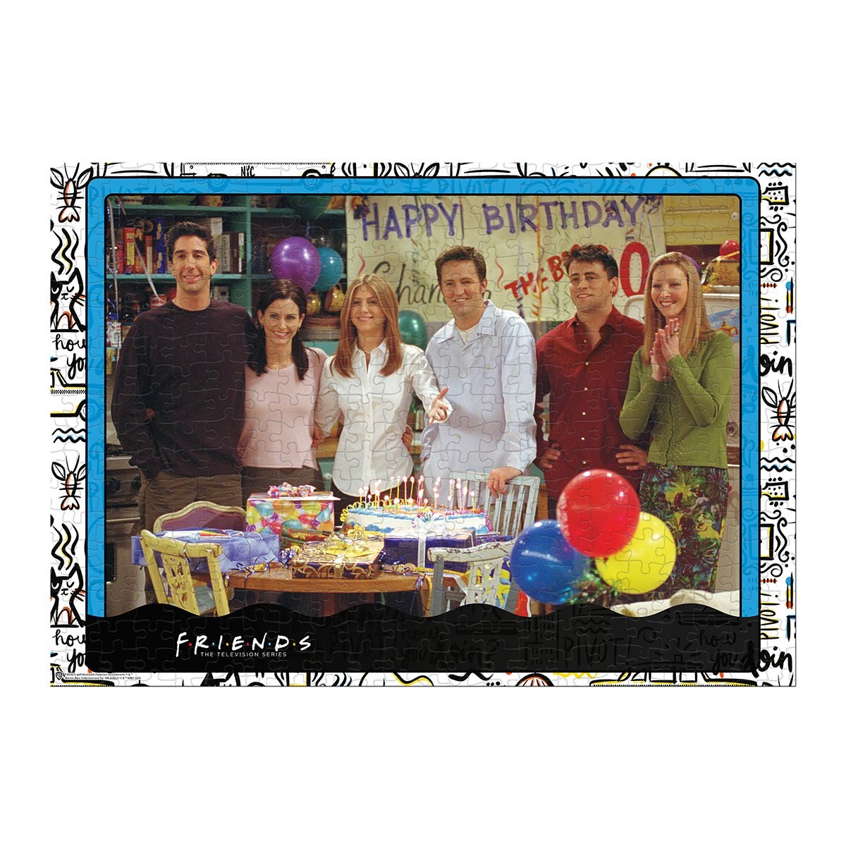 Puzzle Winning Moves Friends, Zi de nastere, 1000 piese