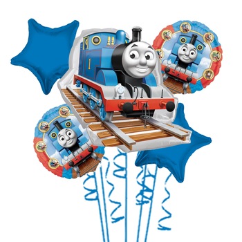 Buchet 5 baloane folie Tematica Thomas Trenuletul, 2020223 Buchet 5 baloane folie Tematica Thomas Trenuletul, 2020223