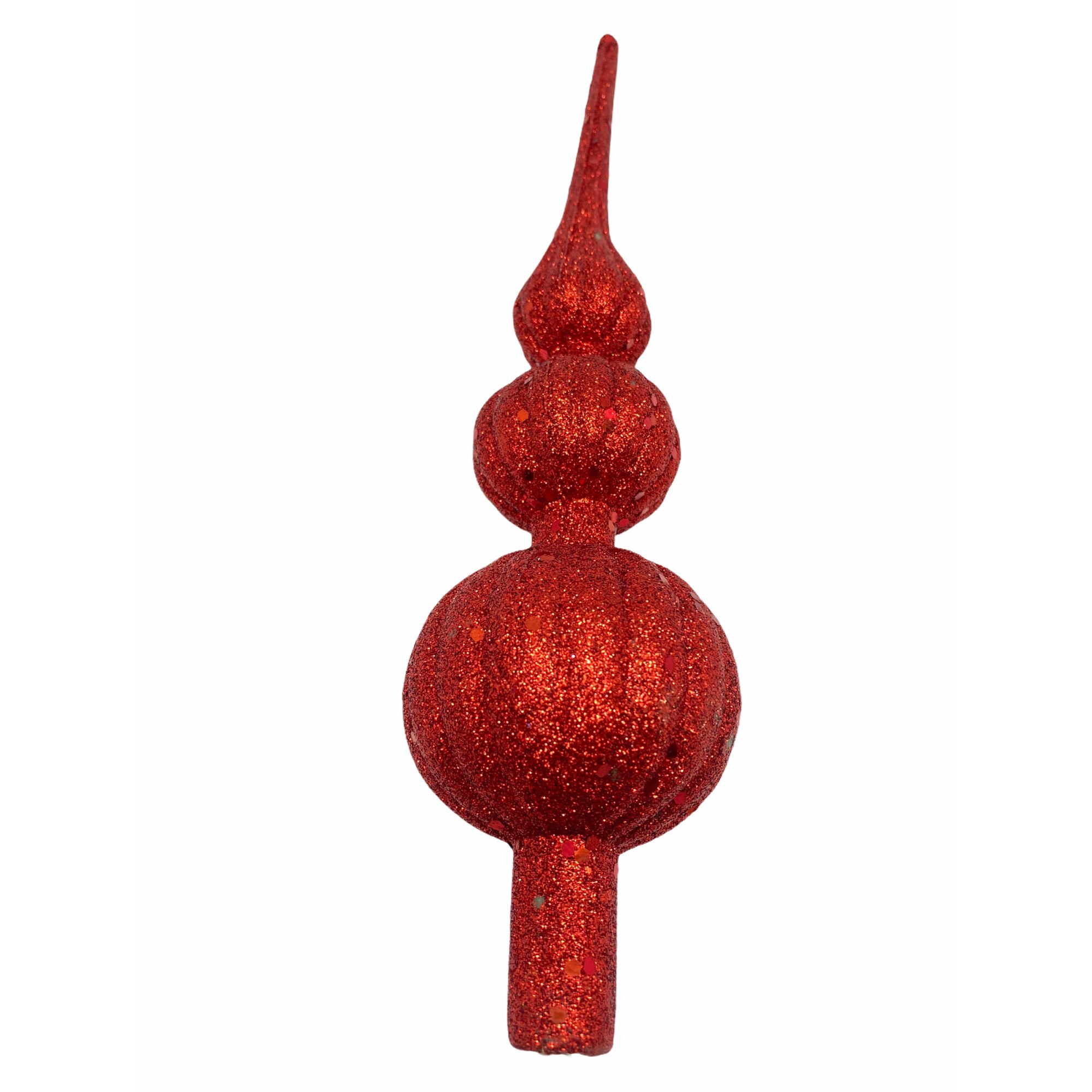 Varf decorativ pentru brad, Craciun, Atelier, Rosu, 30cm
