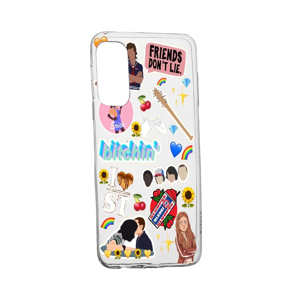 Husa Silicon Stranger Things, Compatibila Cu Samsung Galaxy A03s, rezistenta la uzura, anti-alunecare, 376