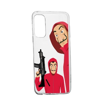 Husa Silicon La Casa de Papel, Compatibila Cu OnePlus 9R, rezistenta la uzura, anti-alunecare, 392 Husa Silicon La Casa de Papel, Compatibila Cu OnePlus 9R, rezistenta la uzura, anti-alunecare, 392