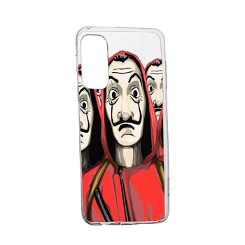 Husa La Casa de Papel, pentru Samsung Galaxy M51, rezistenta la uzura, anti-alunecare, 390 Husa La Casa de Papel, pentru Samsung Galaxy M51, rezistenta la uzura, anti-alunecare, 390