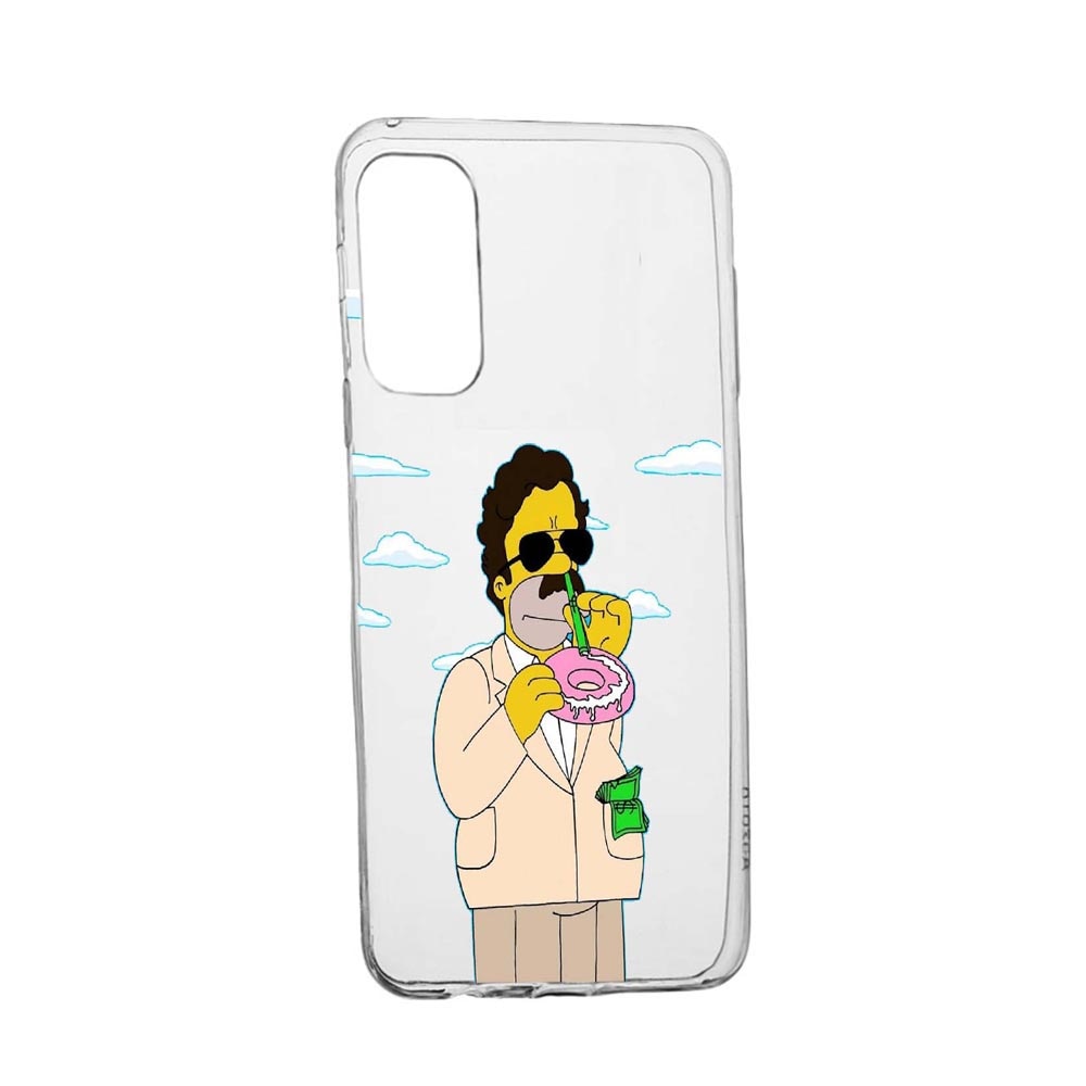 Husa Silicon Narcos Simpson, Movie Compatibila Cu OnePlus 9R, rezistenta la uzura, anti-alunecare, 440
