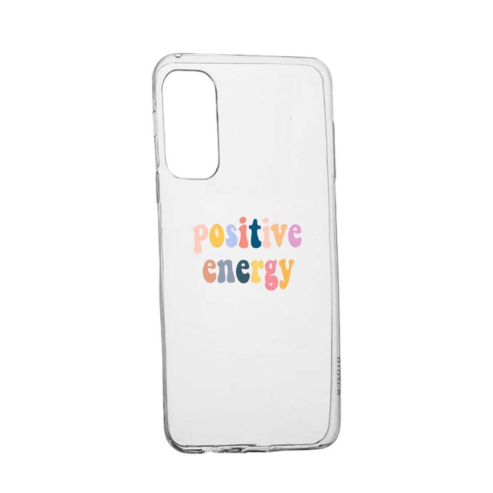 Силиконов калъф Positive Energy, съвместим с Oppo Reno5 Z, устойчив на износване, противоплъзгащ се, 479