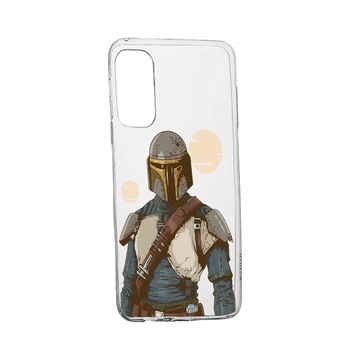Husa Star Wars, The Mandalorian pentru Samsung Galaxy M51, rezistenta la uzura, anti-alunecare, din silicon Premium, 461 Husa Star Wars, The Mandalorian pentru Samsung Galaxy M51, rezistenta la uzura, anti-alunecare, din silicon Premium, 461