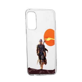 Husa Star Wars, The Mandalorian pentru Samsung Galaxy M51, rezistenta la uzura, anti-alunecare, din silicon Premium, 460 Husa Star Wars, The Mandalorian pentru Samsung Galaxy M51, rezistenta la uzura, anti-alunecare, din silicon Premium, 460