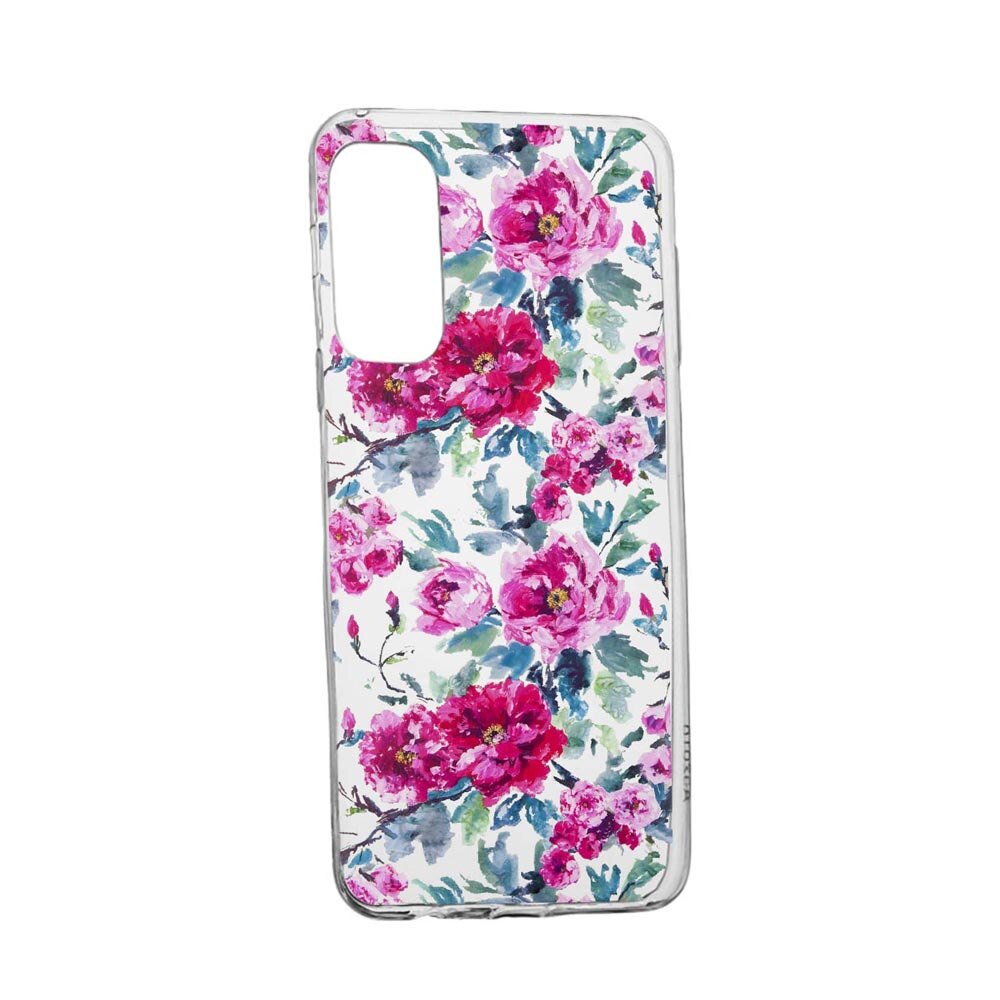Husa Silicon Flowers, Pastel colors, Compatibila Cu Samsung Galaxy S20 FE / Galaxy S20 FE 5G, rezistenta la uzura, anti-alunecare, 507