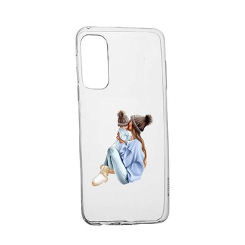 Husa Silicon Girl Mom, Compatibila Cu Oppo Reno 6 Pro 5G, rezistenta la uzura, anti-alunecare, 562 Husa Silicon Girl Mom, Compatibila Cu Oppo Reno 6 Pro 5G, rezistenta la uzura, anti-alunecare, 562