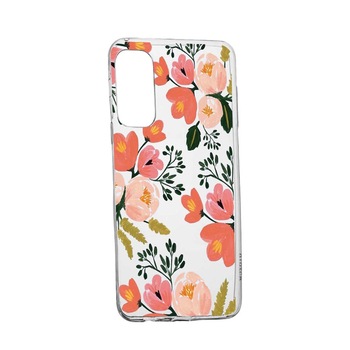 Husa Silicon Flowers, Pastel colors, Compatibila Cu OnePlus 9R, rezistenta la uzura, anti-alunecare, 504 Husa Silicon Flowers, Pastel colors, Compatibila Cu OnePlus 9R, rezistenta la uzura, anti-alunecare, 504