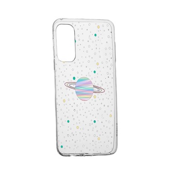 Husa Universe, Planeta, pentru LG K52, rezistenta la uzura, anti-alunecare, din silicon Premium, 468 Husa Universe, Planeta, pentru LG K52, rezistenta la uzura, anti-alunecare, din silicon Premium, 468