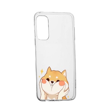 Husa Silicon Emoje - Sweet Cat, Compatibila Cu Oppo Reno 6 5G, rezistenta la uzura, anti-alunecare, 596 Husa Silicon Emoje - Sweet Cat, Compatibila Cu Oppo Reno 6 5G, rezistenta la uzura, anti-alunecare, 596