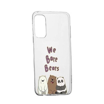 Husa We Bare Bears, pentru LG K52, rezistenta la uzura, anti-alunecare, din silicon Premium, 588 Husa We Bare Bears, pentru LG K52, rezistenta la uzura, anti-alunecare, din silicon Premium, 588
