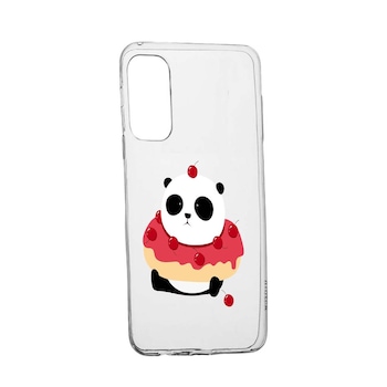 Husa Sweet Panda, pentru Samsung Galaxy M51, rezistenta la uzura, anti-alunecare, din silicon Premium, 585 Husa Sweet Panda, pentru Samsung Galaxy M51, rezistenta la uzura, anti-alunecare, din silicon Premium, 585