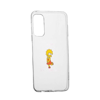 Husa Lisa - I'm a good girl, pentru Samsung Galaxy M31s, rezistenta la uzura, anti-alunecare, din silicon Premium, 591 Husa Lisa - I'm a good girl, pentru Samsung Galaxy M31s, rezistenta la uzura, anti-alunecare, din silicon Premium, 591