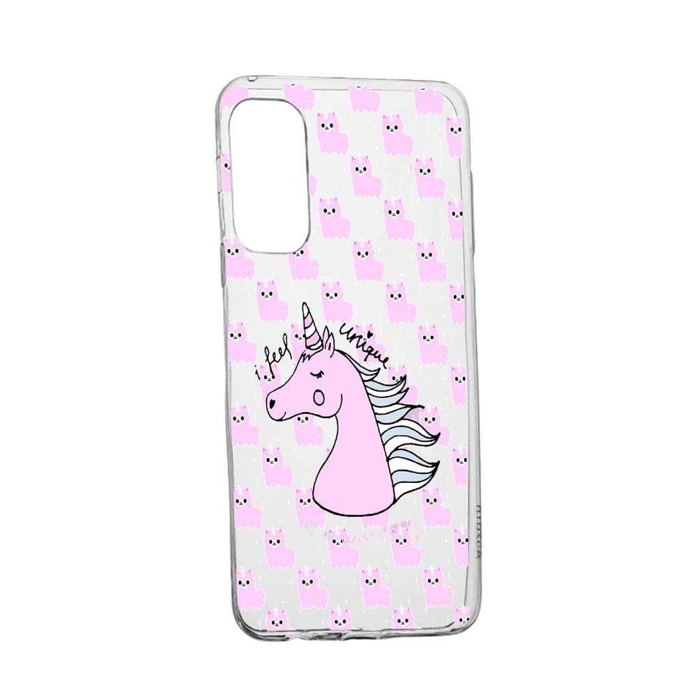 Husa Silicon Unicorn - I Feel Unique, Compatibila Cu Samsung Galaxy A32 4G, rezistenta la uzura, 521