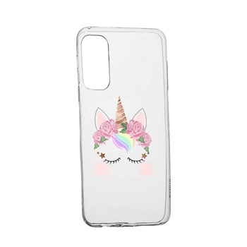 Husa Silicon Unicorn, Compatibila Cu Vivo X60, rezistenta la uzura, anti-alunecare, 525 Husa Silicon Unicorn, Compatibila Cu Vivo X60, rezistenta la uzura, anti-alunecare, 525