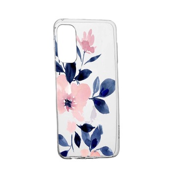 Husa Silicon Flowers, Pastel colors, Compatibila Cu Oppo Reno 6 5G, rezistenta la uzura, anti-alunecare, 506 Husa Silicon Flowers, Pastel colors, Compatibila Cu Oppo Reno 6 5G, rezistenta la uzura, anti-alunecare, 506