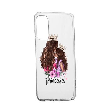 Husa Princesses, pentru Samsung Galaxy M51, rezistenta la uzura, anti-alunecare, din silicon Premium, 552 Husa Princesses, pentru Samsung Galaxy M51, rezistenta la uzura, anti-alunecare, din silicon Premium, 552