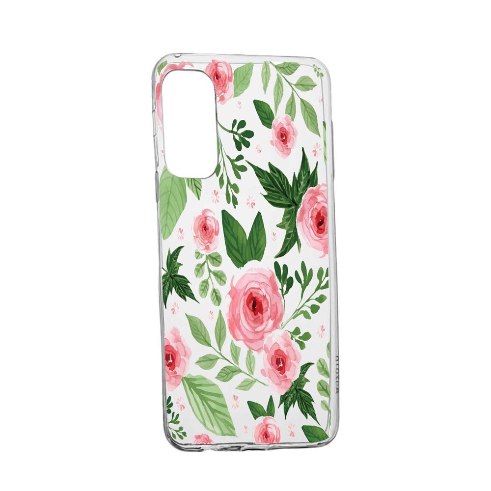 Husa Flori, culorile de pastel, pentru Huawei P Smart (2021), rezistenta la uzura, anti-alunecare, din silicon Premium, 509