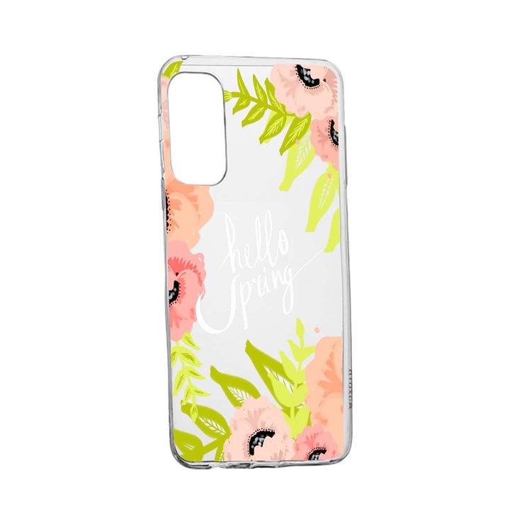 Hello Spring Case за Oppo Reno 4 5G Устойчив на износване противоплъзгащ премиум силиконов калъф 685