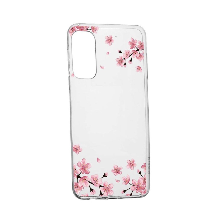 BestCase Pastel Colors - Flowers szilikon telefontok, Samsung Galaxy S20 FE / Galaxy S20 FE 5G kompatibilis, kopásálló, csúszásgátló, 694