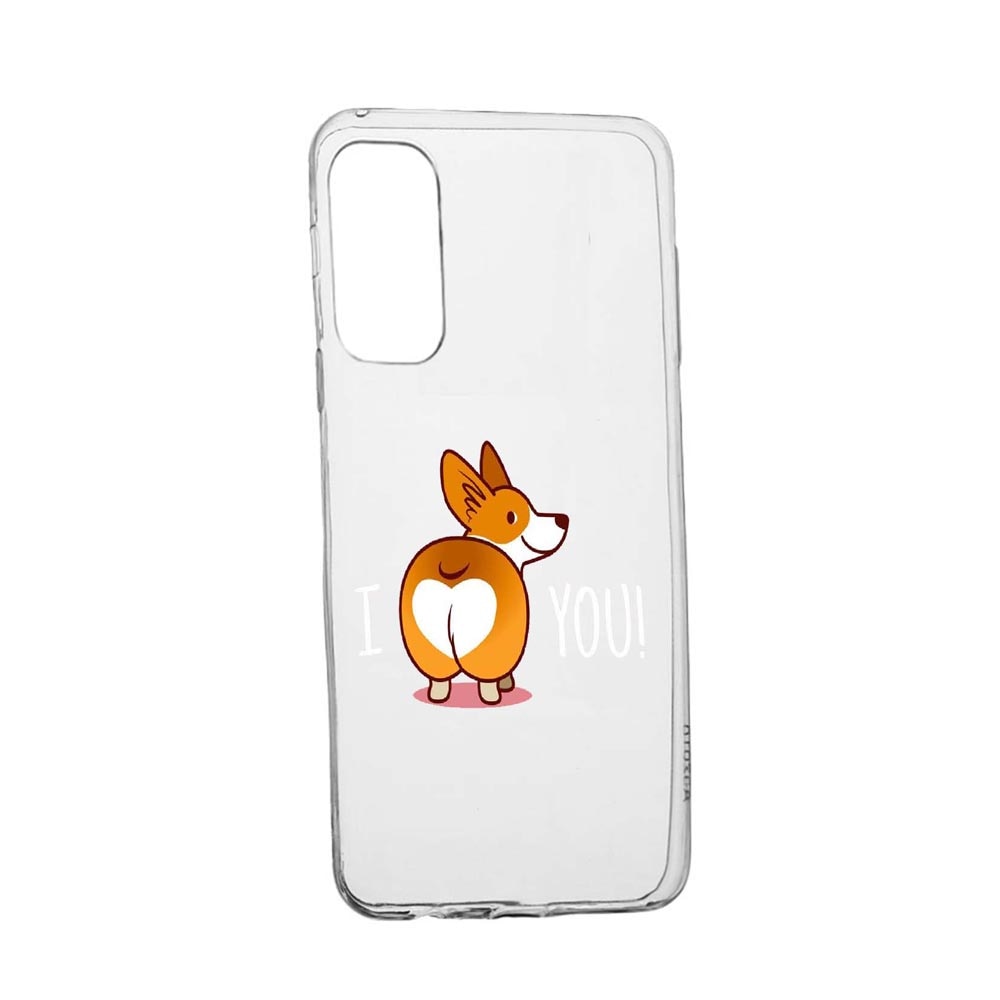 Husa Sweet doggy Emoji, pentru OnePlus 8T, rezistenta la uzura, anti-alunecare, din silicon Premium, 593