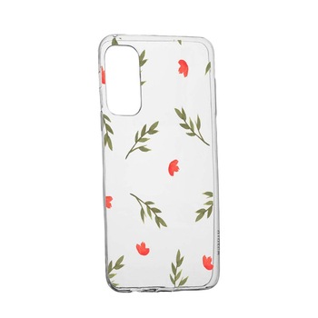 Husa Flori, pentru Samsung Galaxy M51, rezistenta la uzura, anti-alunecare, din silicon Premium, 516 Husa Flori, pentru Samsung Galaxy M51, rezistenta la uzura, anti-alunecare, din silicon Premium, 516