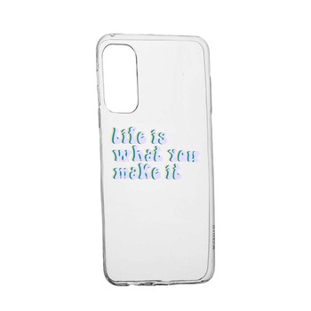 Husa Silicon Life is..., Compatibila Cu Vivo Y21 (2021), rezistenta la uzura, anti-alunecare, 491 Husa Silicon Life is..., Compatibila Cu Vivo Y21 (2021), rezistenta la uzura, anti-alunecare, 491