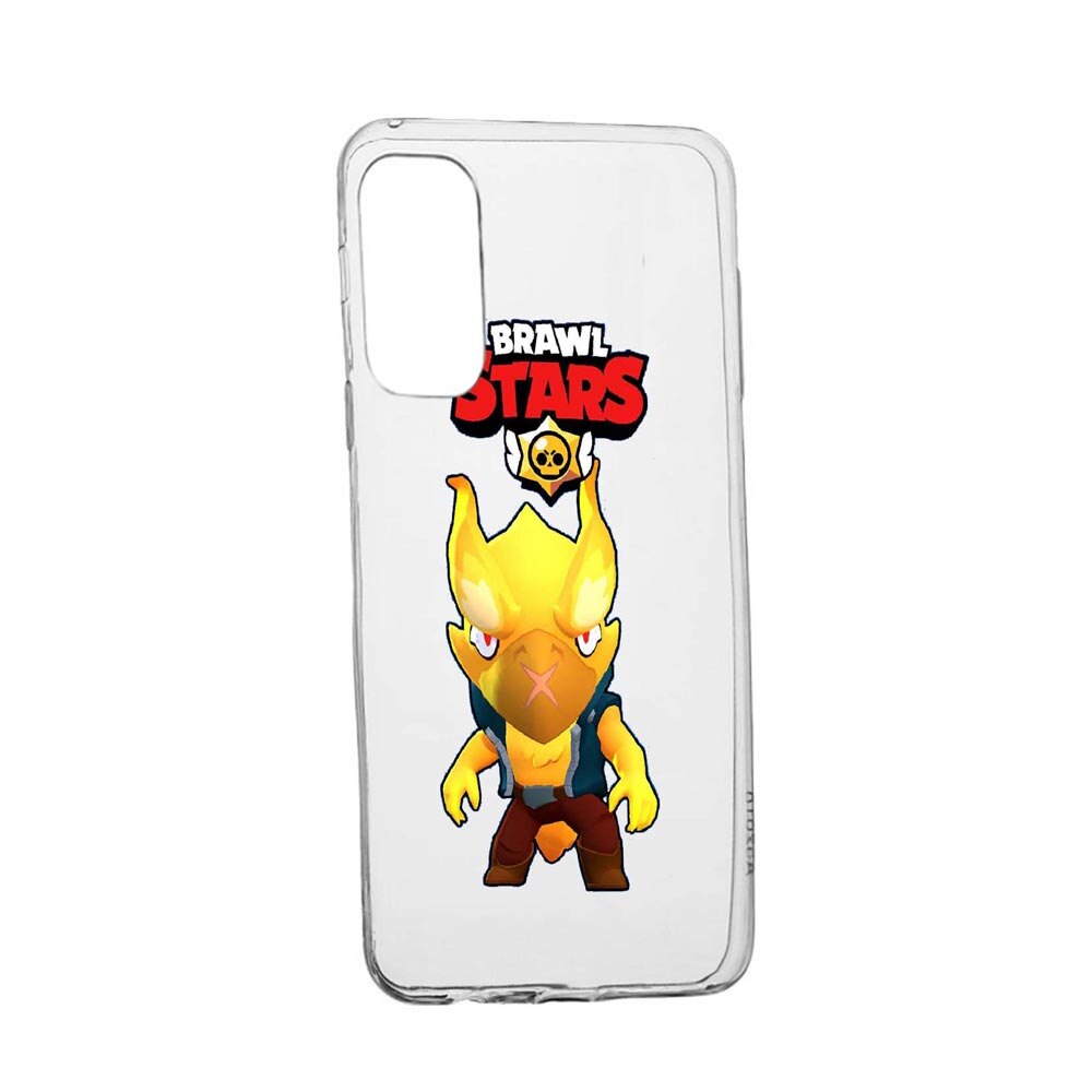 Husa Silicon Brawl Stars Phoenix Crow, Compatibila Cu Xiaomi Redmi K40 / Redmi K40 Pro, rezistenta la uzura, anti-alunecare, 645