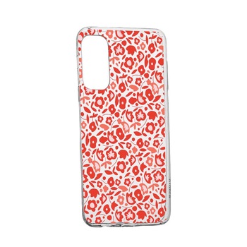 Husa Red Floweres Pattern, pentru Samsung Galaxy M51, rezistenta la uzura, anti-alunecare, din silicon Premium, 631 Husa Red Floweres Pattern, pentru Samsung Galaxy M51, rezistenta la uzura, anti-alunecare, din silicon Premium, 631