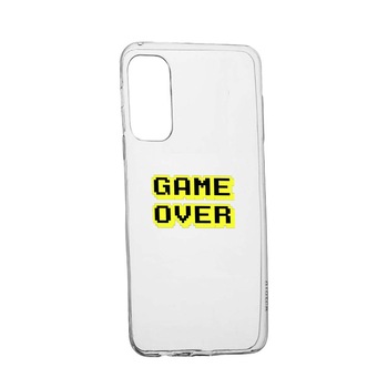 Husa Game Over, pentru Oppo Reno 4 5G, rezistenta la uzura, anti-alunecare, din silicon Premium, 671 Husa Game Over, pentru Oppo Reno 4 5G, rezistenta la uzura, anti-alunecare, din silicon Premium, 671