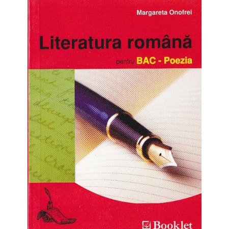 Literatura Romana Pentru Bac Poezia Margareta Onofrei Emag Ro