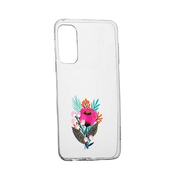 Husa Silicon Flowers, Compatibila Cu Realme GT 5G, rezistenta la uzura, anti-alunecare, 641 Husa Silicon Flowers, Compatibila Cu Realme GT 5G, rezistenta la uzura, anti-alunecare, 641