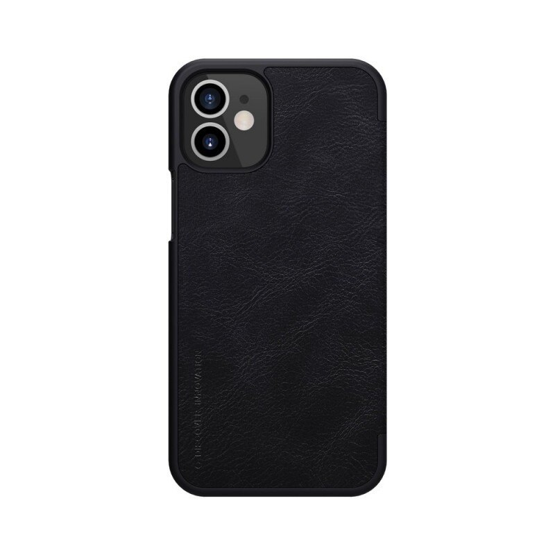 Husa Flip Cover Book Premium Nillkin Qin iPhone 12 Mini , Negru