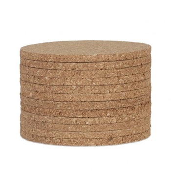 Suport Pahare rotund, din Pluta, set 12 bucati, 10 cm Suport Pahare rotund, din Pluta, set 12 bucati, 10 cm