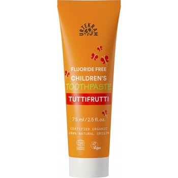 Pasta de dinti bio de copii Tuttifrutti, Urtekram, 75ml Pasta de dinti bio de copii Tuttifrutti, Urtekram, 75ml