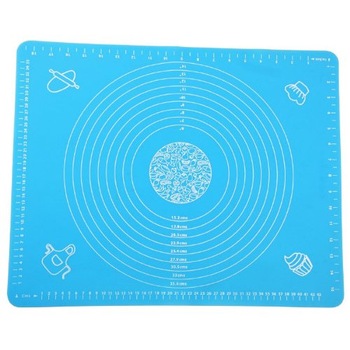 Covoras din silicon alimentar, rezistent la temperaturi ridicate,ideal ca placa pentru tocat alimente sau pentru framantat aluat, 50 x 40 cm , albastru Covoras din silicon alimentar, rezistent la temperaturi ridicate,ideal ca placa pentru tocat alimente sau pentru framantat aluat, 50 x 40 cm , albastru