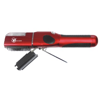 Aparat Profesional de tuns varfurile despicate Falcon YM-460, Rosu-Negru Aparat Profesional de tuns varfurile despicate Falcon YM-460, Rosu-Negru