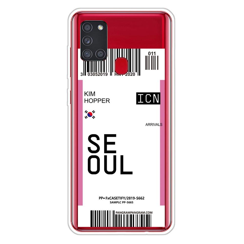 Husa Samsung Galaxy A21s model Dream Ticket Seoul Kim, Silicon, Antisoc, Viceversa Multicolor
