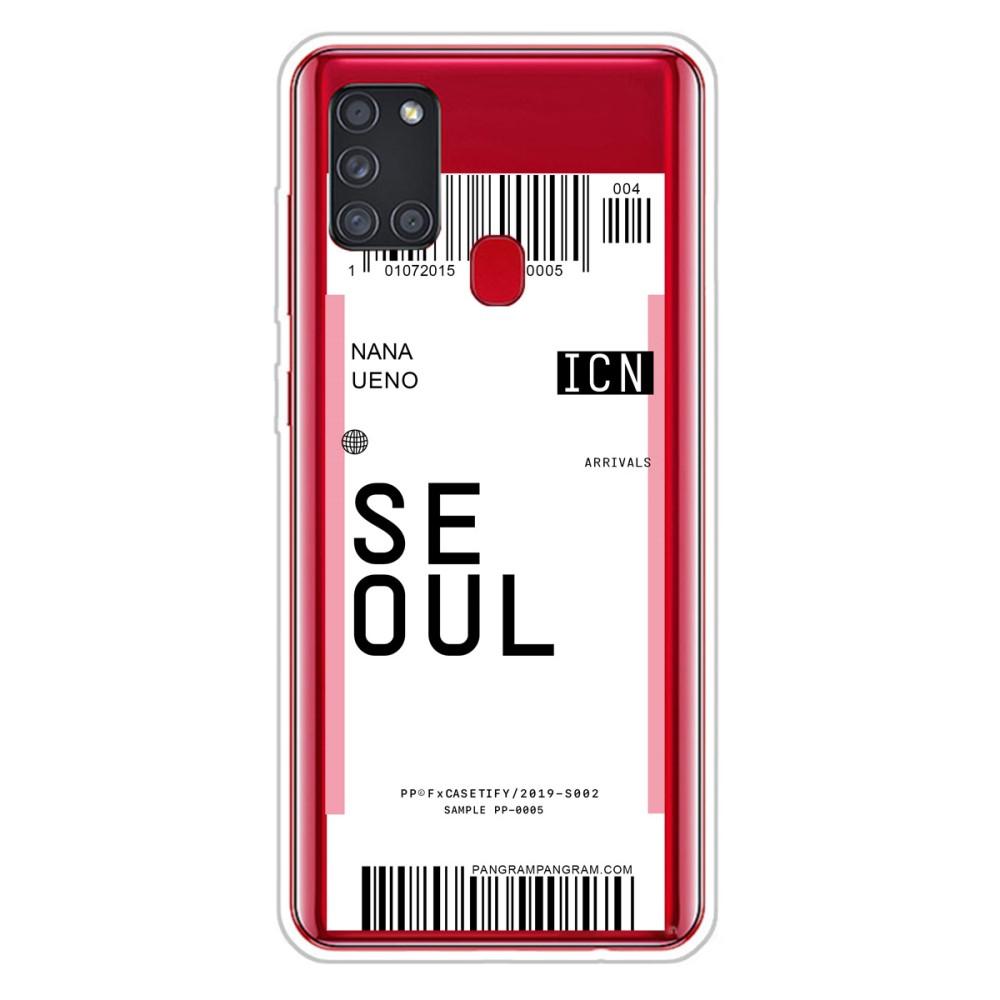 Husa Samsung Galaxy A21s model Dream Ticket Seoul, Silicon, Antisoc, Viceversa Multicolor